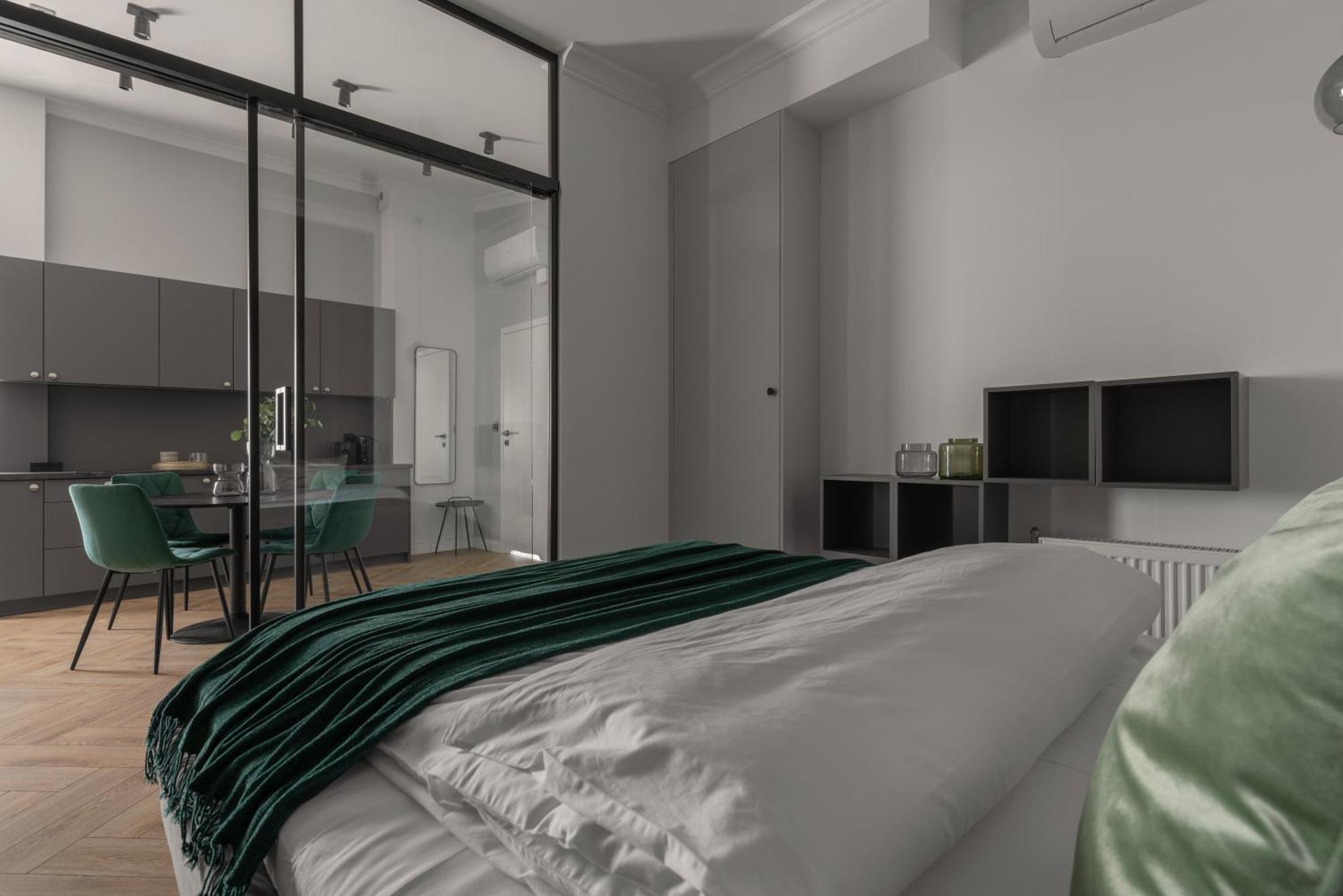Apartio Rooms Kattowitz Zimmer foto
